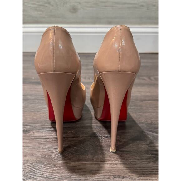 Christian Louboutin Lady Peep 150 Nude Heels – Size 41 (Authentic) - Picture 7 of 8